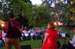 Konzert 'TRrag mich - Liebeslieder': Stimmungsvolle Beleuchtung