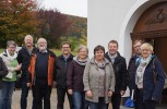 Zufriedene Gesichter vor dem Heiligtum zur Einheit in Freiheit (Foto: Fella)