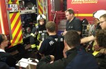 Besuch bei der freiwilligen Feuerwehr