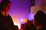 Die Lichtfeier in der Anbetungskirche wurde von den Marienschwestern mit Gesang und Gebet gestaltet